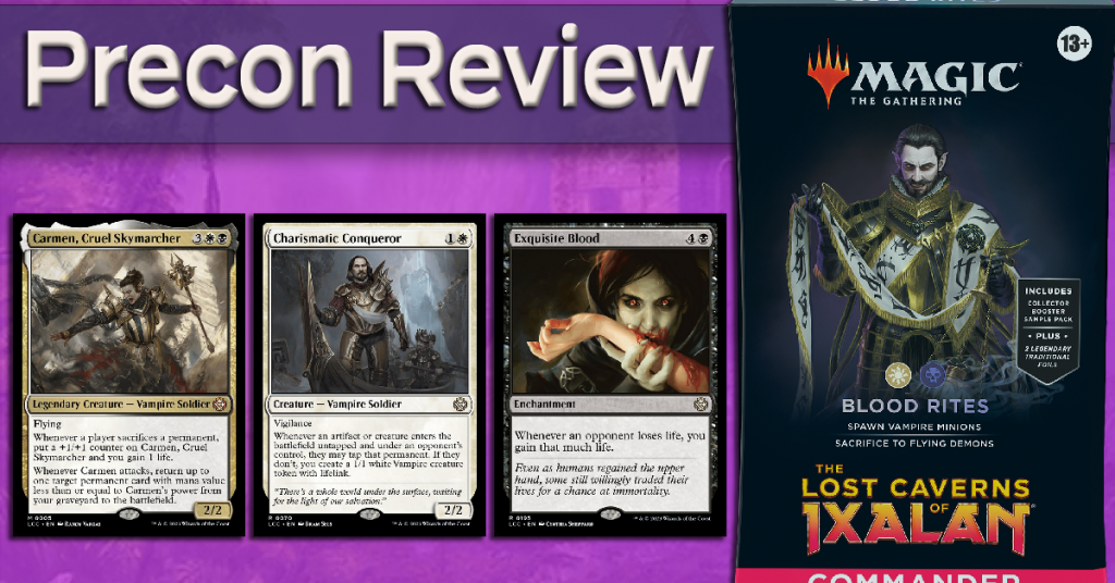 Blood Rites - Precon Review - EDHREC